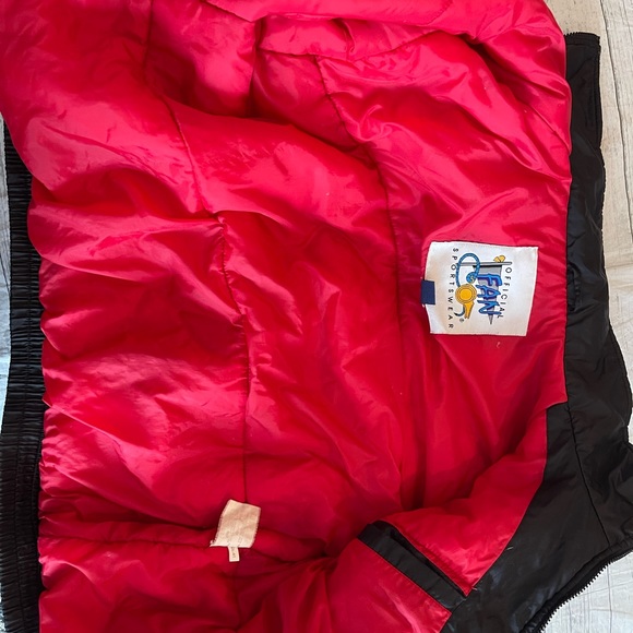 Vintage Atlanta Falcons Official Fan Sportswear Jacket Mens Large Black As Is - Picture 9 of 13